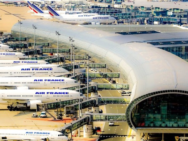 Arriving from Charles de Gaulle airport&nbsp;(CDG)