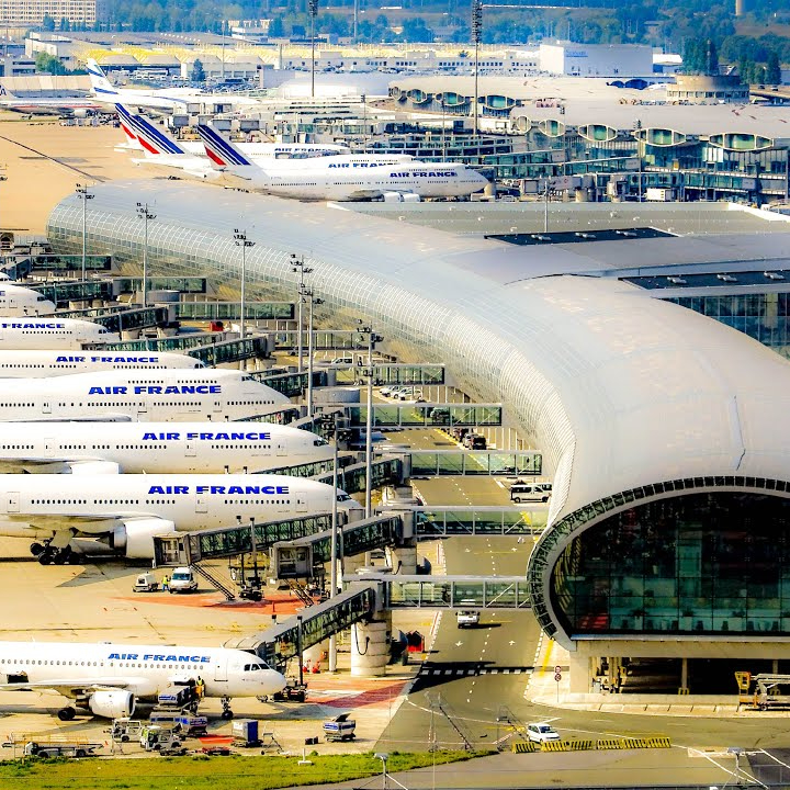 Arriving from Charles de Gaulle airport&nbsp;(CDG)